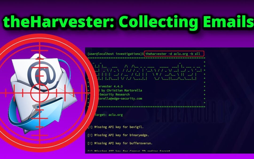 Extracting Email Addresses with theHarvester